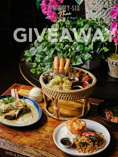 $100 gift certificate to 26thai