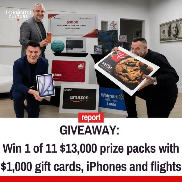 $13,000 worth of prizes