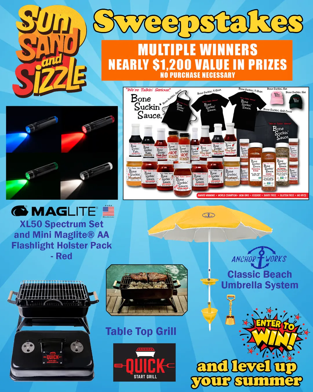 Sun Sand and Sizzle Sweepstakes