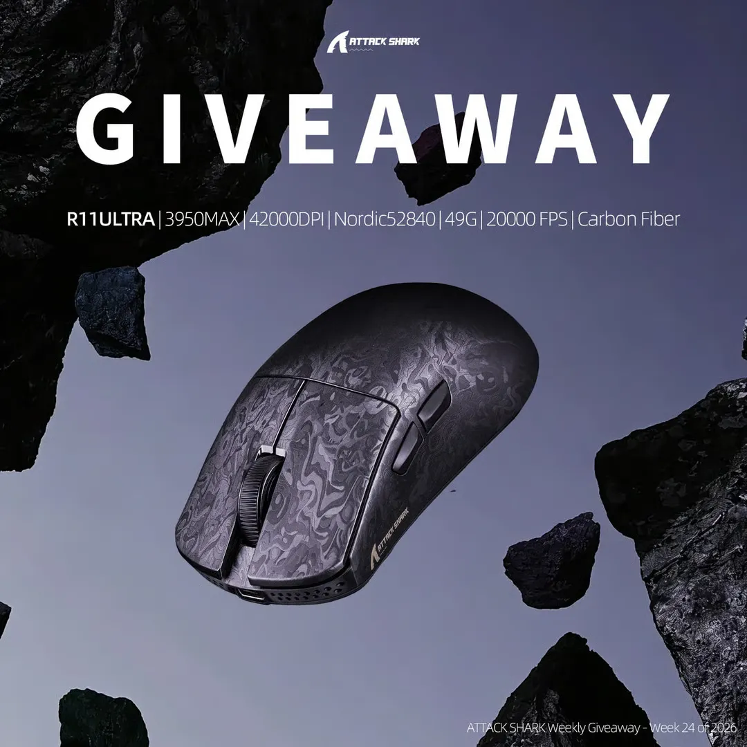 ATTACK SHARK Weekly Giveaway