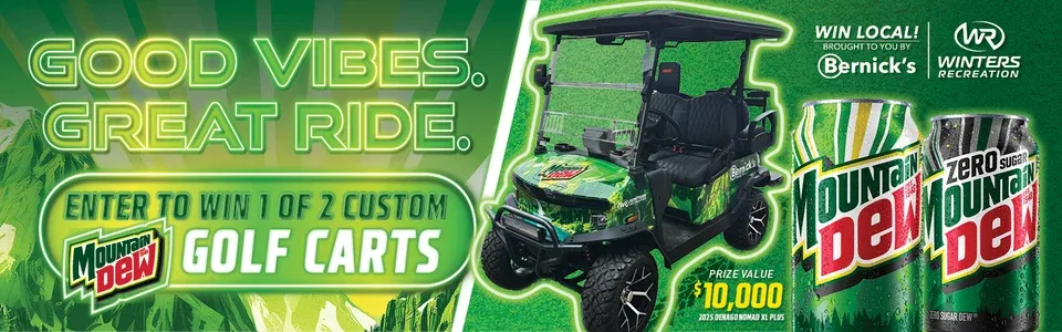 Mountain Dew Golf Cart Sweepstakes 2026