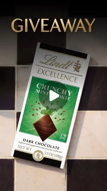 Lindt EXCELLENCE Crunchy Mint Cookie Giveaway