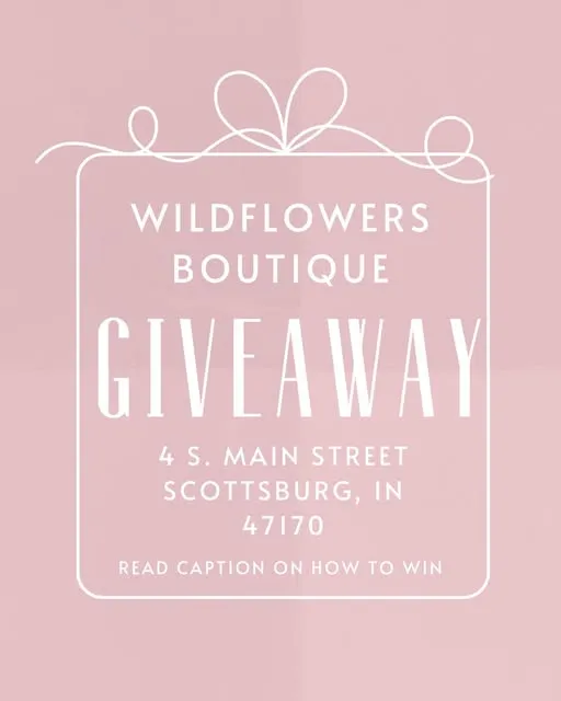 Wildflowers Boutique GIVEAWAY