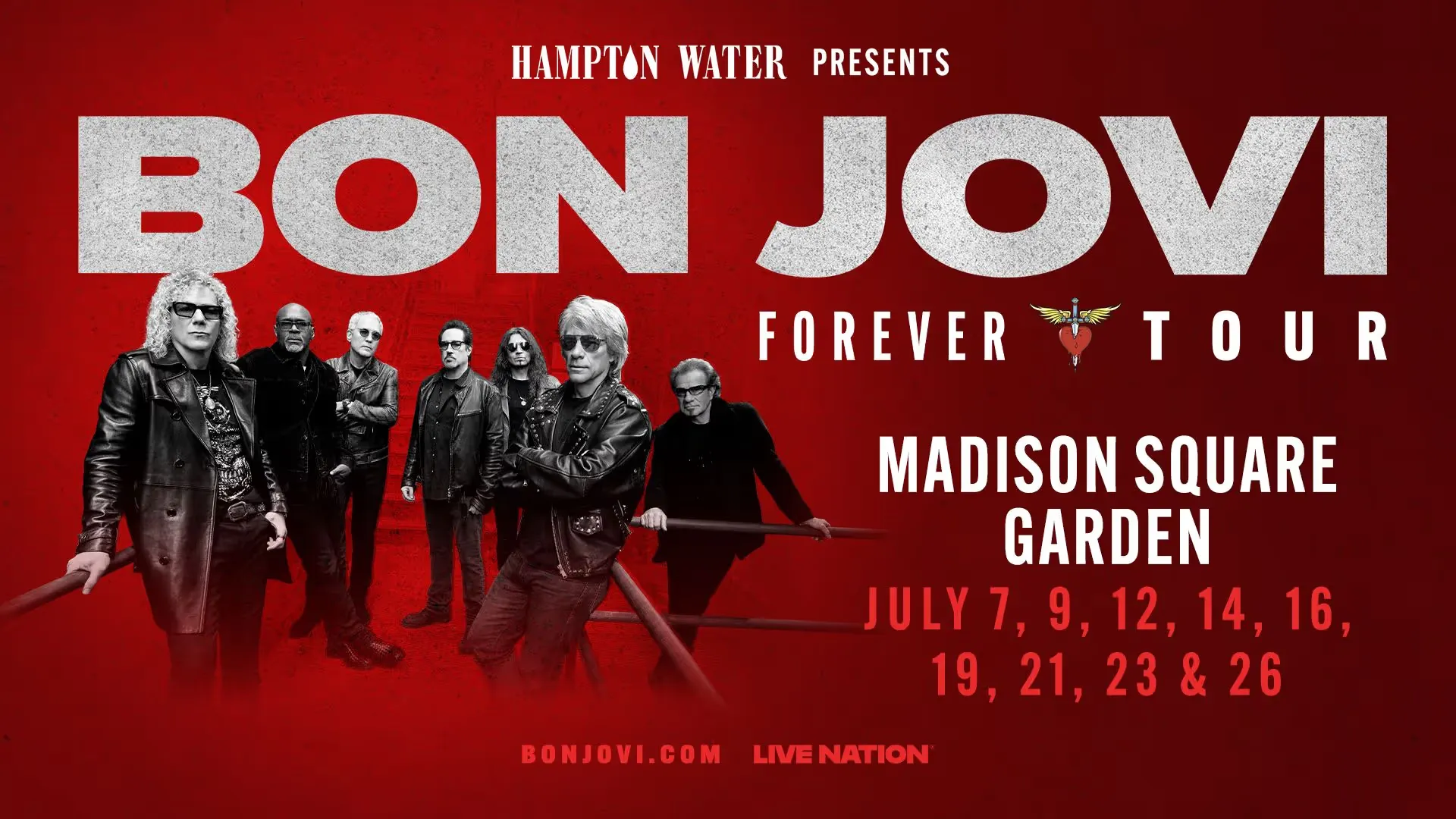 Bon Jovi Forever Tour SiriusXM Sweepstakes