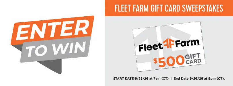 Fleet Farm Gift Card Sweepstakes