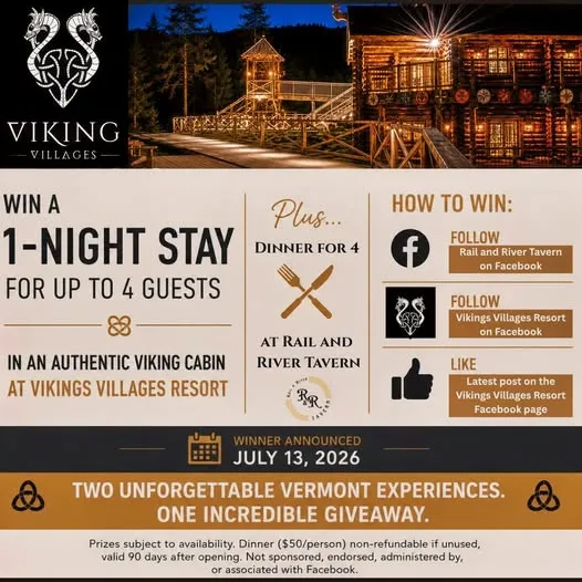 THE ULTIMATE VERMONT ESCAPE GIVEAWAY!