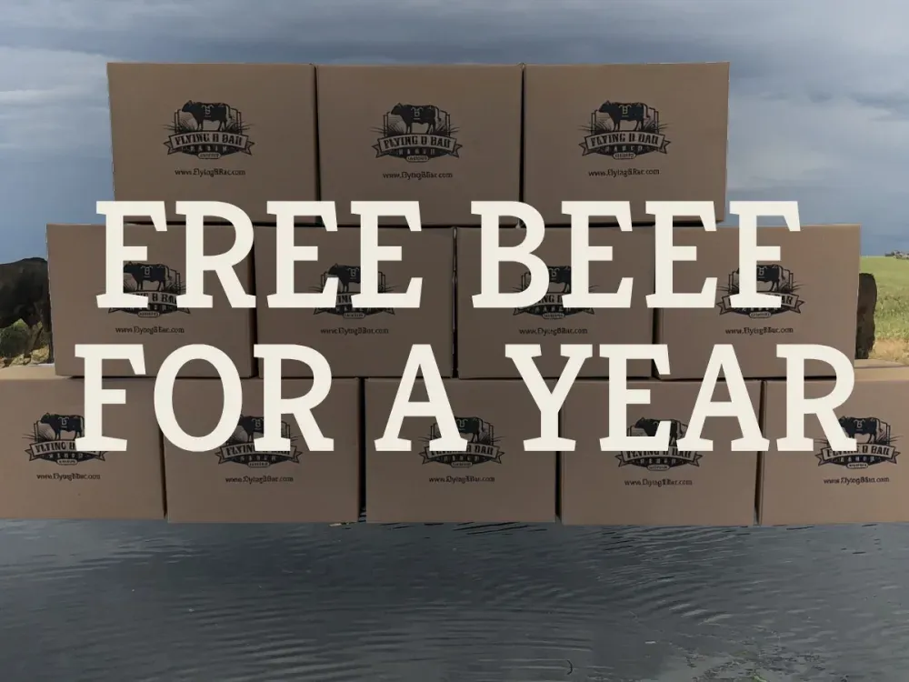 The Flying B Bar Ranch “Free Beef for a Year” Sweepstakes