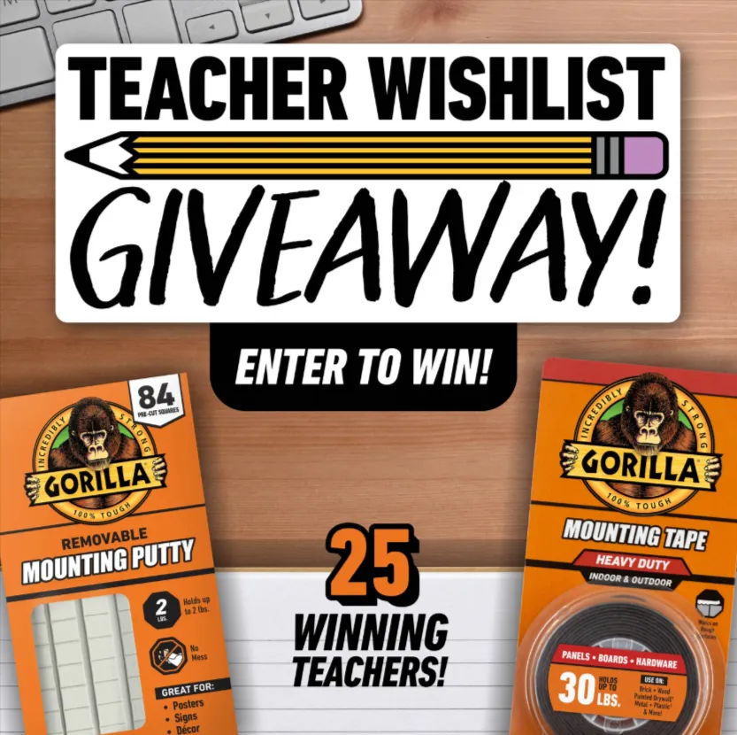 The Gorilla Teacher Wishlist Giveaway