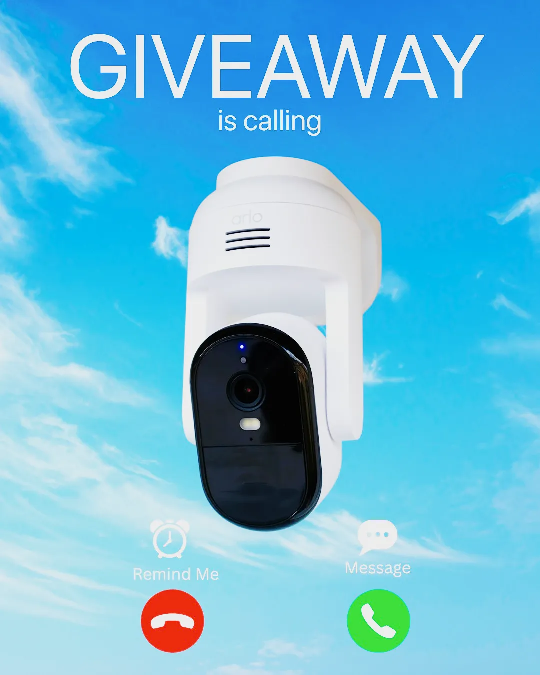 Win The Arlo Essential Pan Tilt Security Camera Giveaway