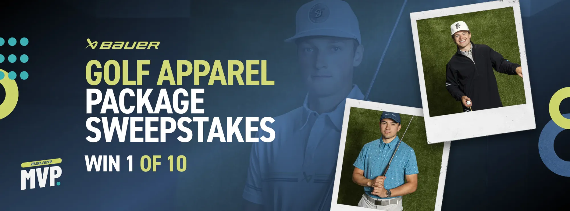 BAUER MVP GOLF APPAREL PACKAGE SWEEPSTAKES