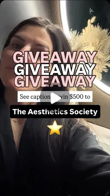 $500 AESTHETICS SOCIETY GIFT CARD GIVEAWAY