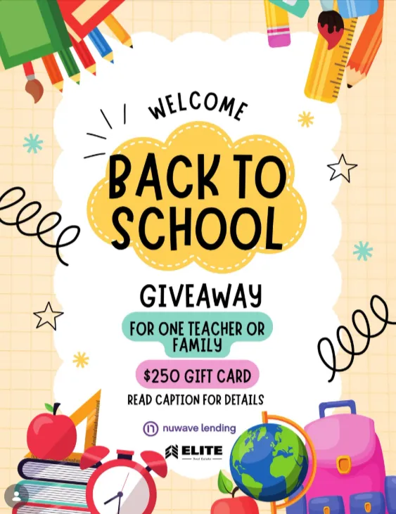 BACK-TO-SCHOOL GIVEAWAY!