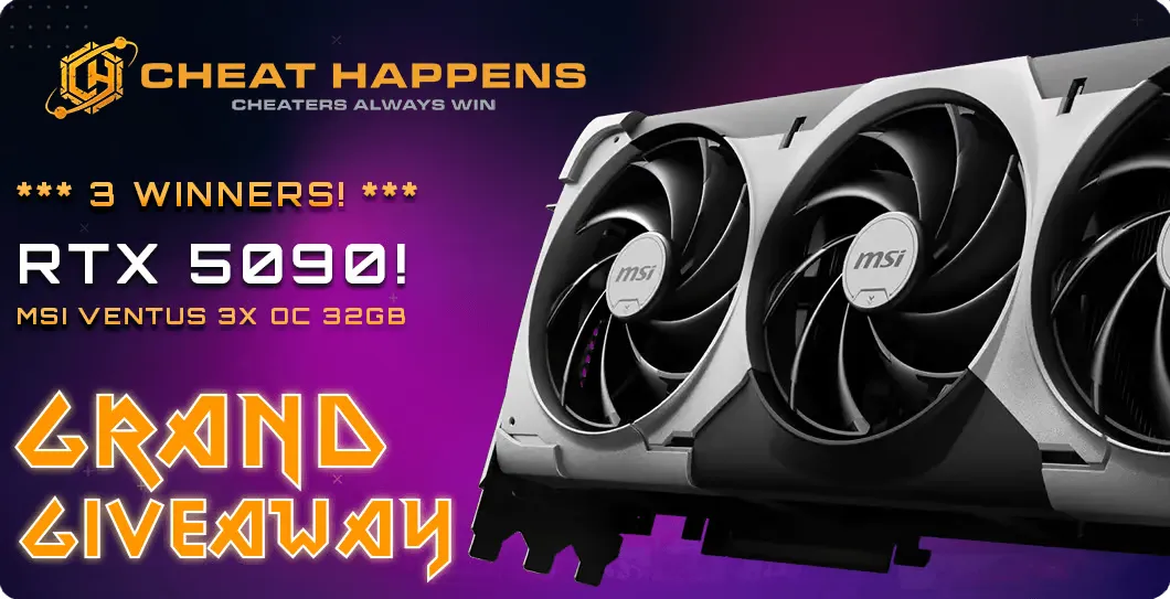 Cheat Happens Presents: Msi Ventus Geforce Rtx 5090 Giveaway