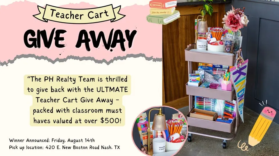 THE ULTIMATE TEACHER CART + SUPPLIES GIVEAWAY!