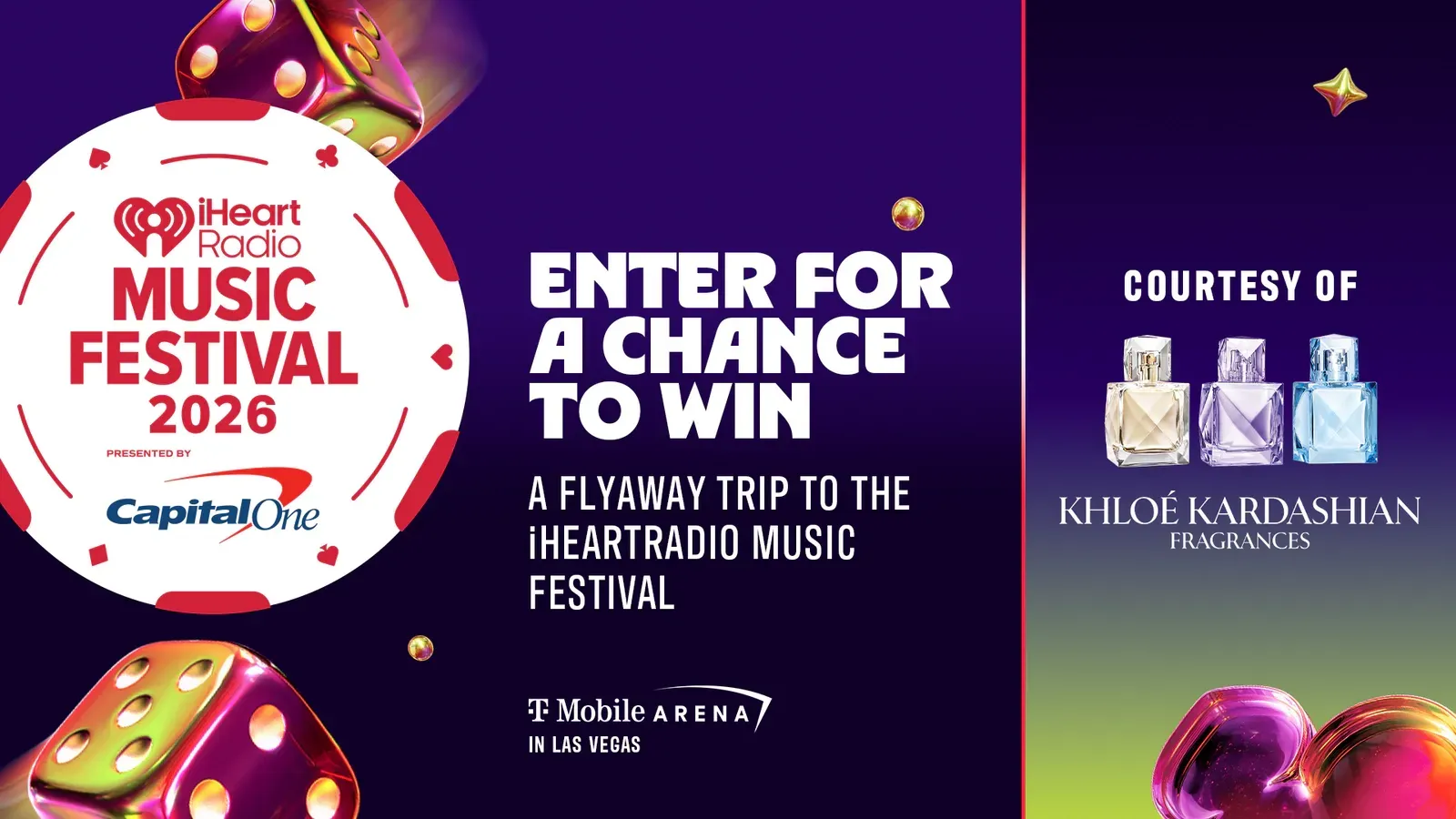 Win a Flyaway Trip to iHeartRadio Music Festival courtesy of Khloé Kardashian Fragrances! Giveaway