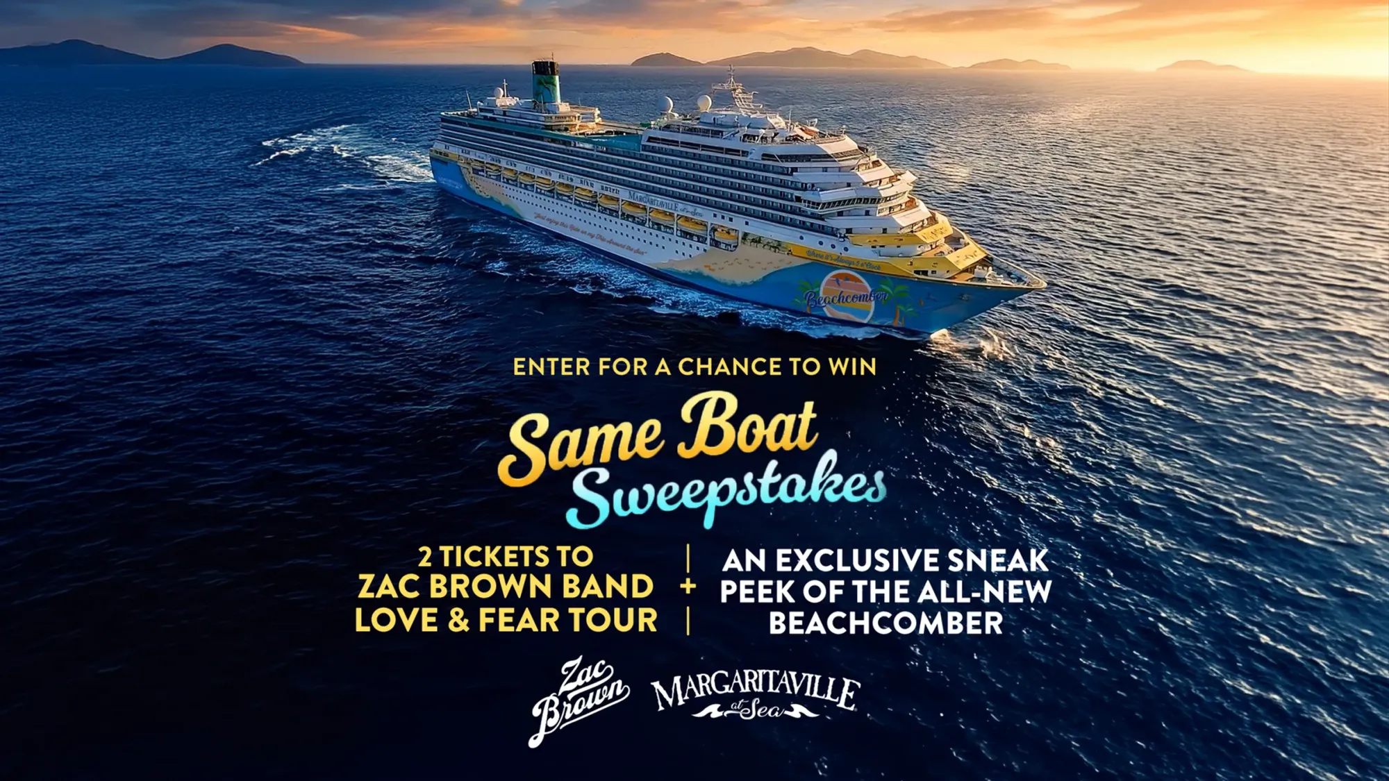 Margaritaville at Sea + Zac Brown Band National Contest