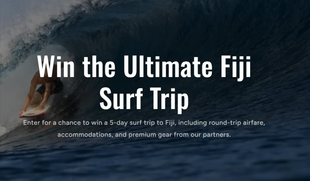 Ultimate Fiji Surf Trip Giveaway