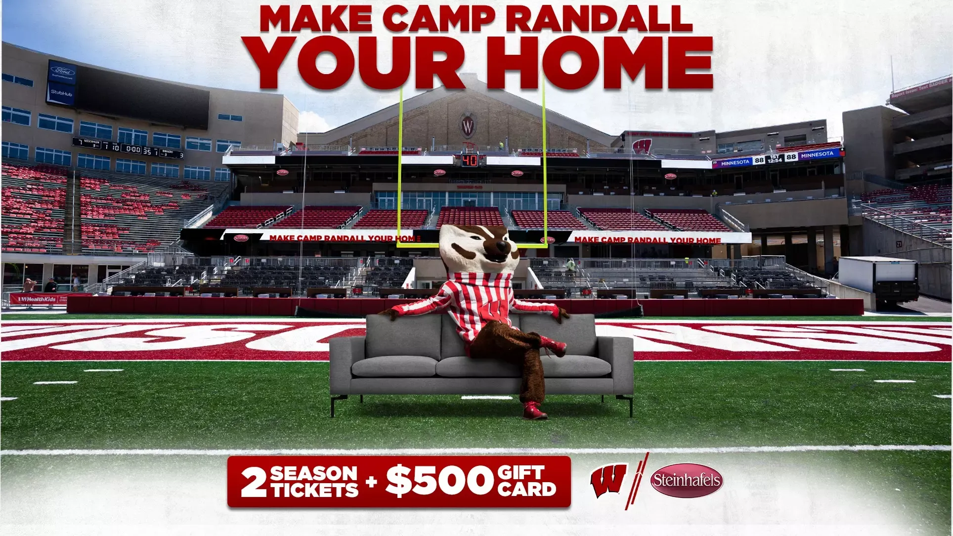 “MAKE CAMP RANDALL YOUR HOME” SWEEPSTAKES