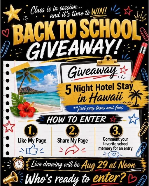 BACK-TO-SCHOOL GIVEAWAY