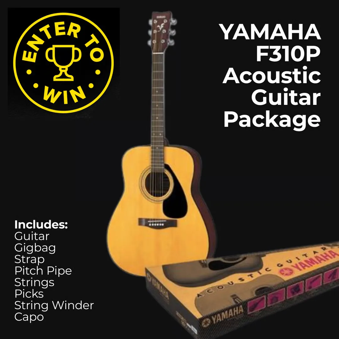 Win A Yamaha Acoustic Guitar Package Giveaway