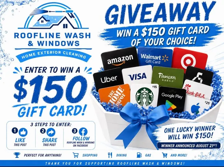 $150 GIFT CARD GIVEAWAY!