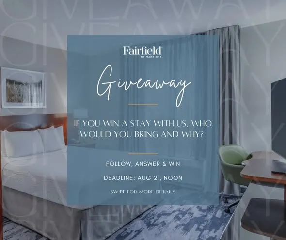 One Night Free Staycation Giveaway