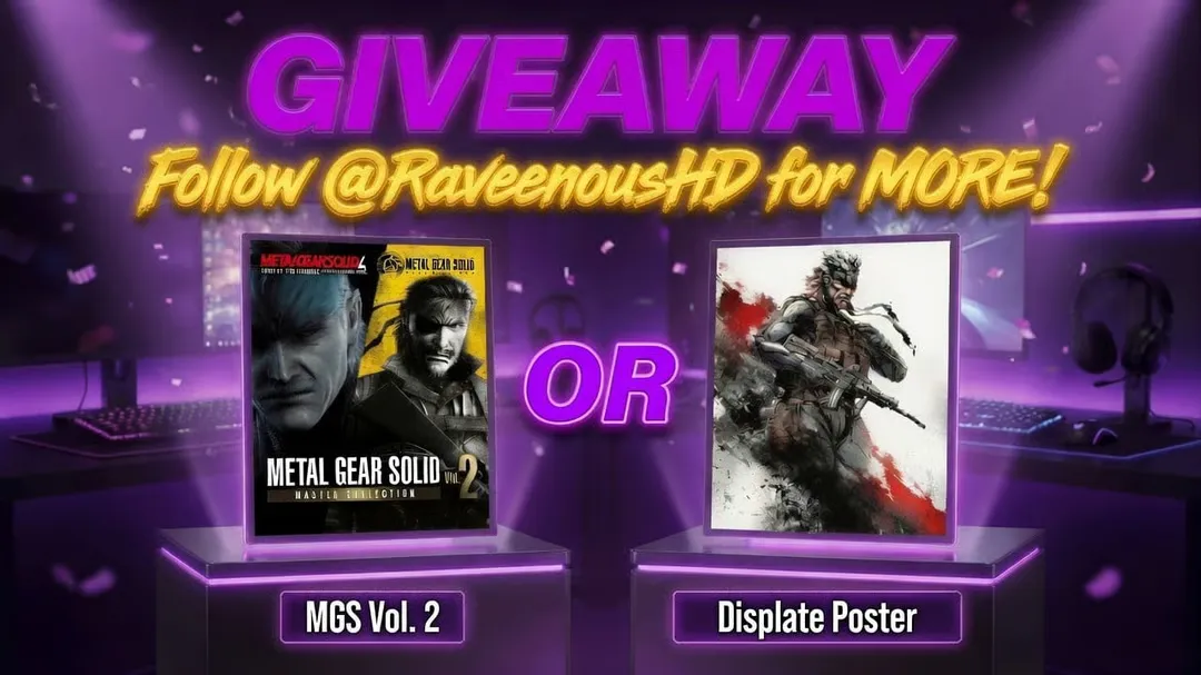 MGS Vol. 2 + Displate Giveaway!