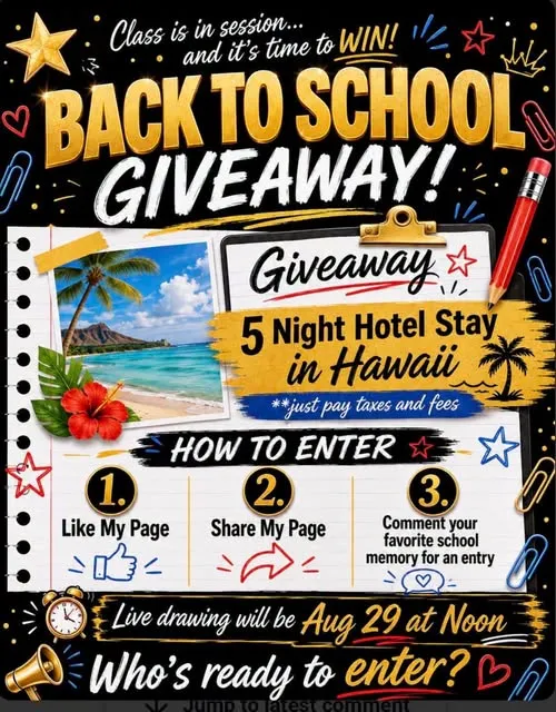 Back to School Giveaway