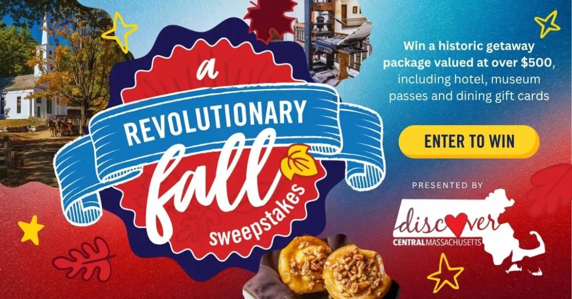 Win $552 Central MA Getaway Giveaway