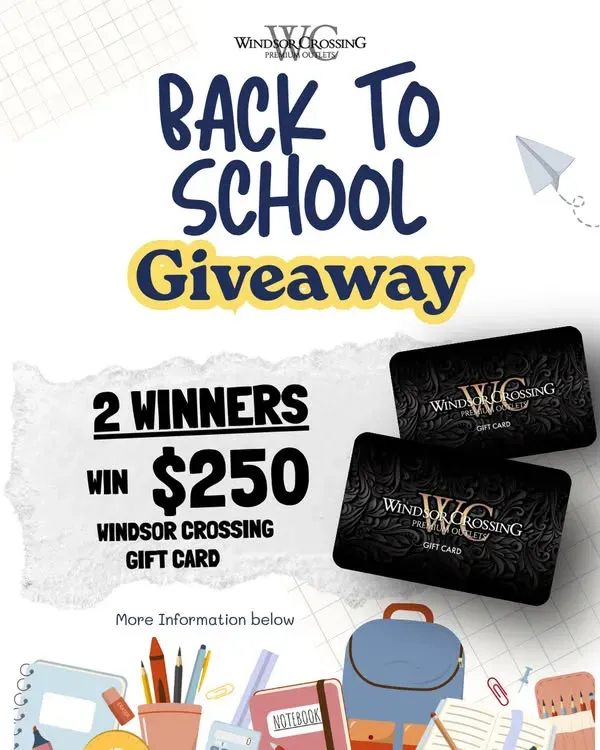 BACK TO SCHOOL GIVEAWAY