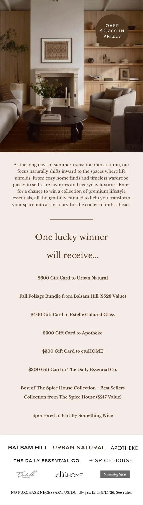 Gift Card Giveaway
