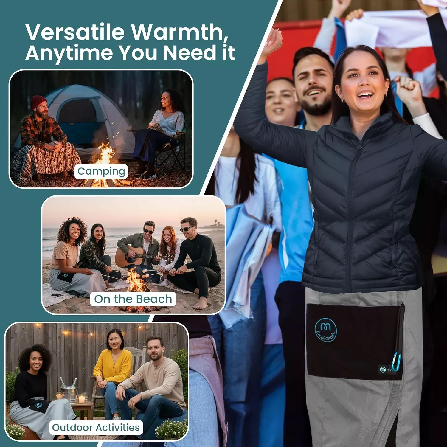 Mozy Wearable Blanket, In Choice Of Size (arv Up To $129) Giveaway