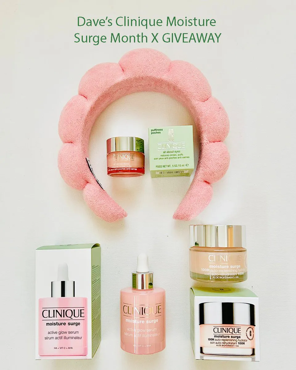 Iconic Moisturizer Moisture Surge This Month Giveaway